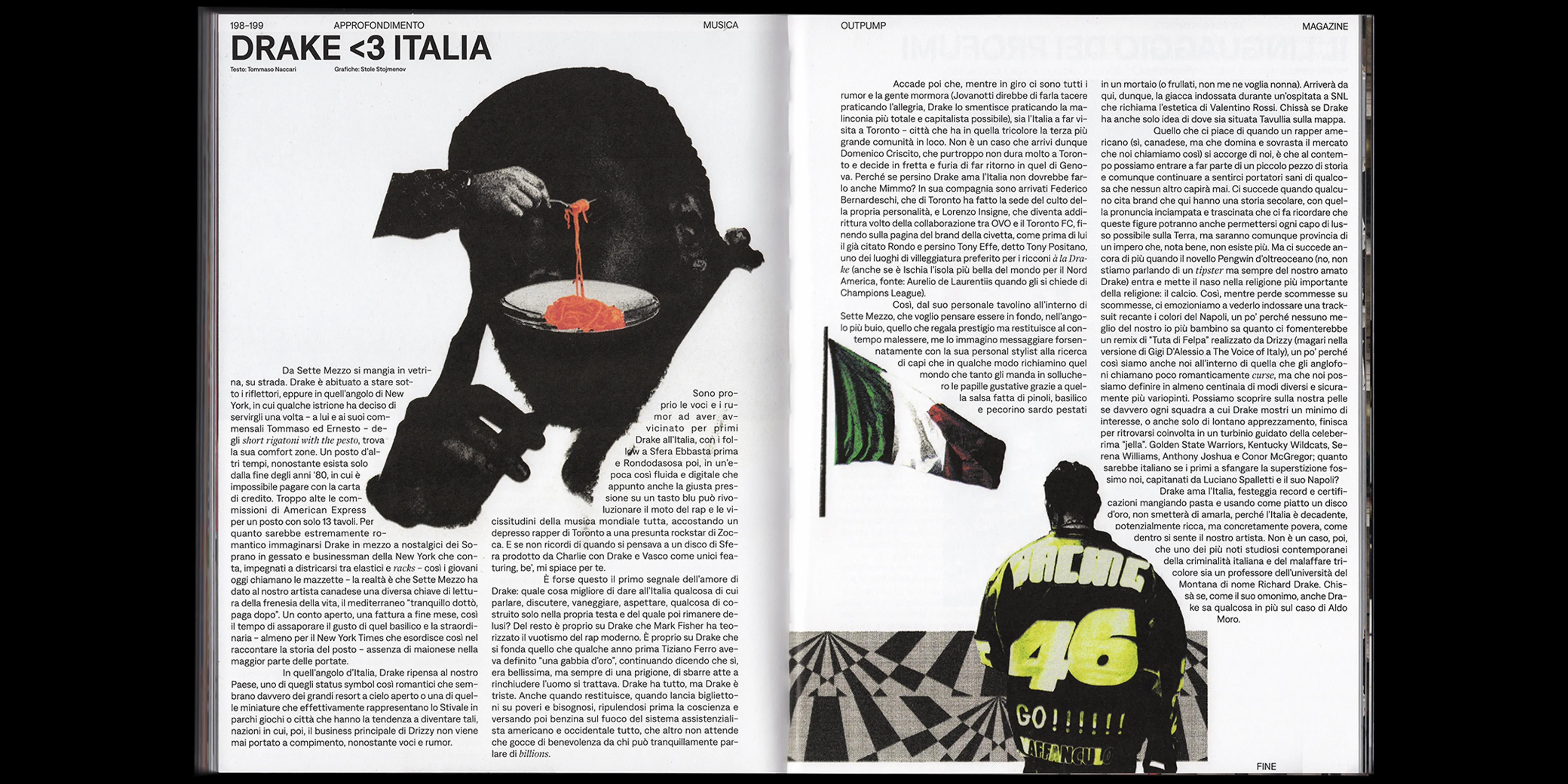 Drake <3 Italia - Magazine spread