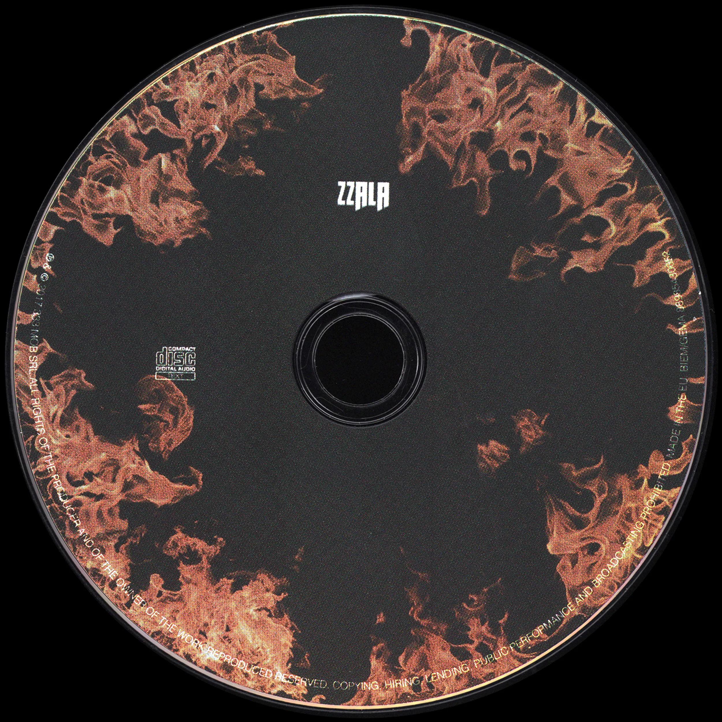 Zzala - CD label