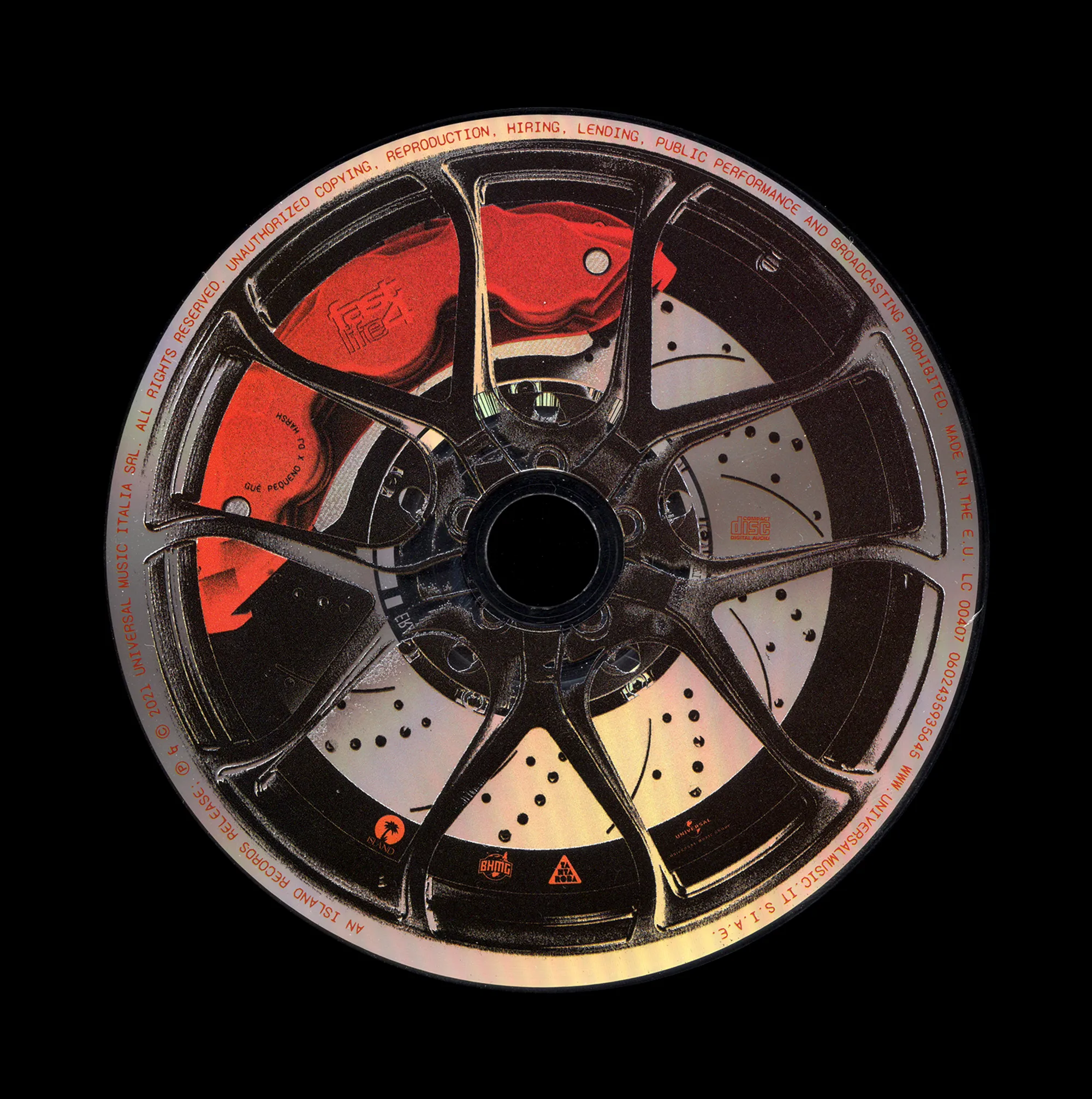 Fast Life 4 - CD label