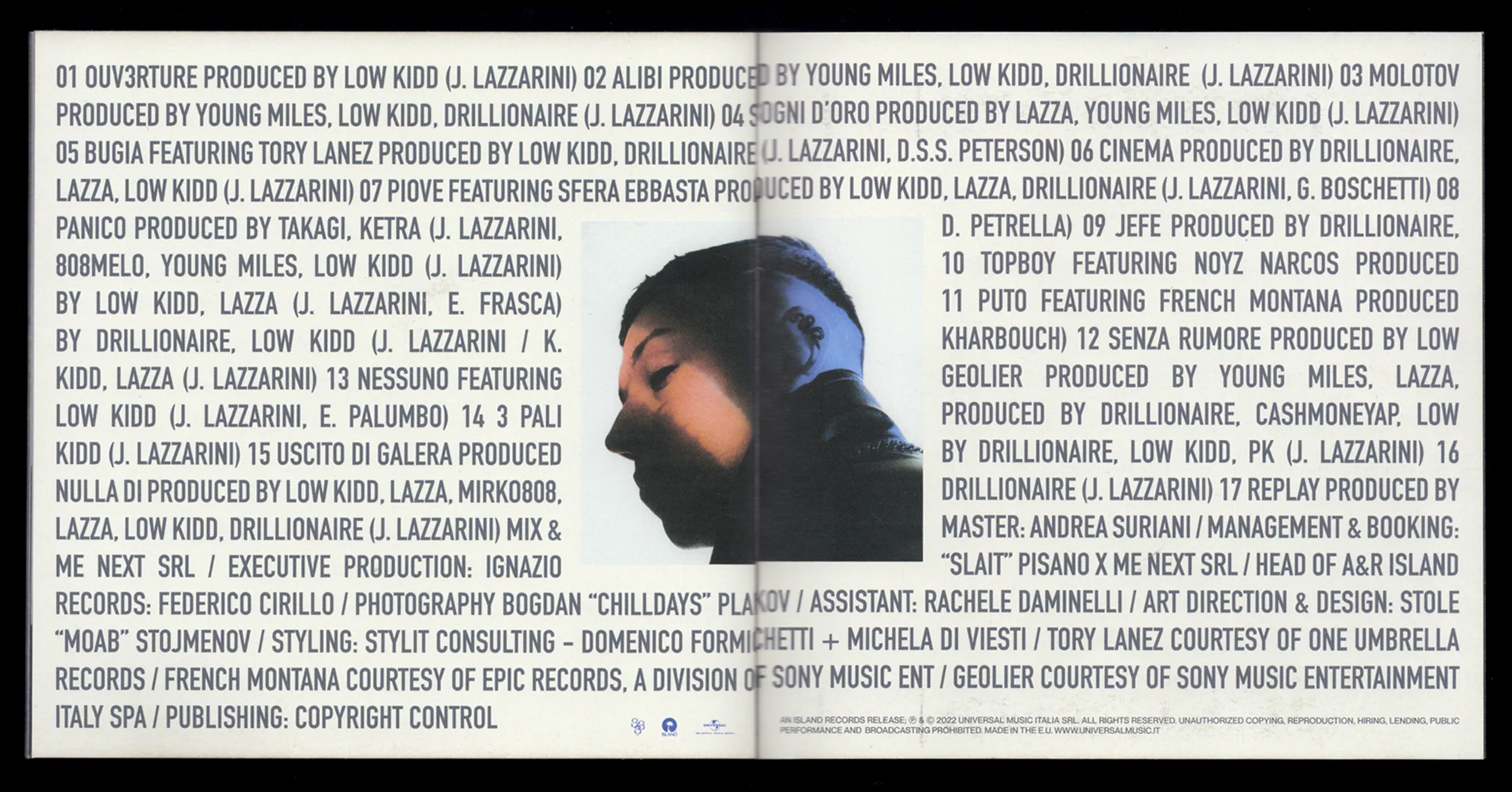 Sirio - CD booklet spread