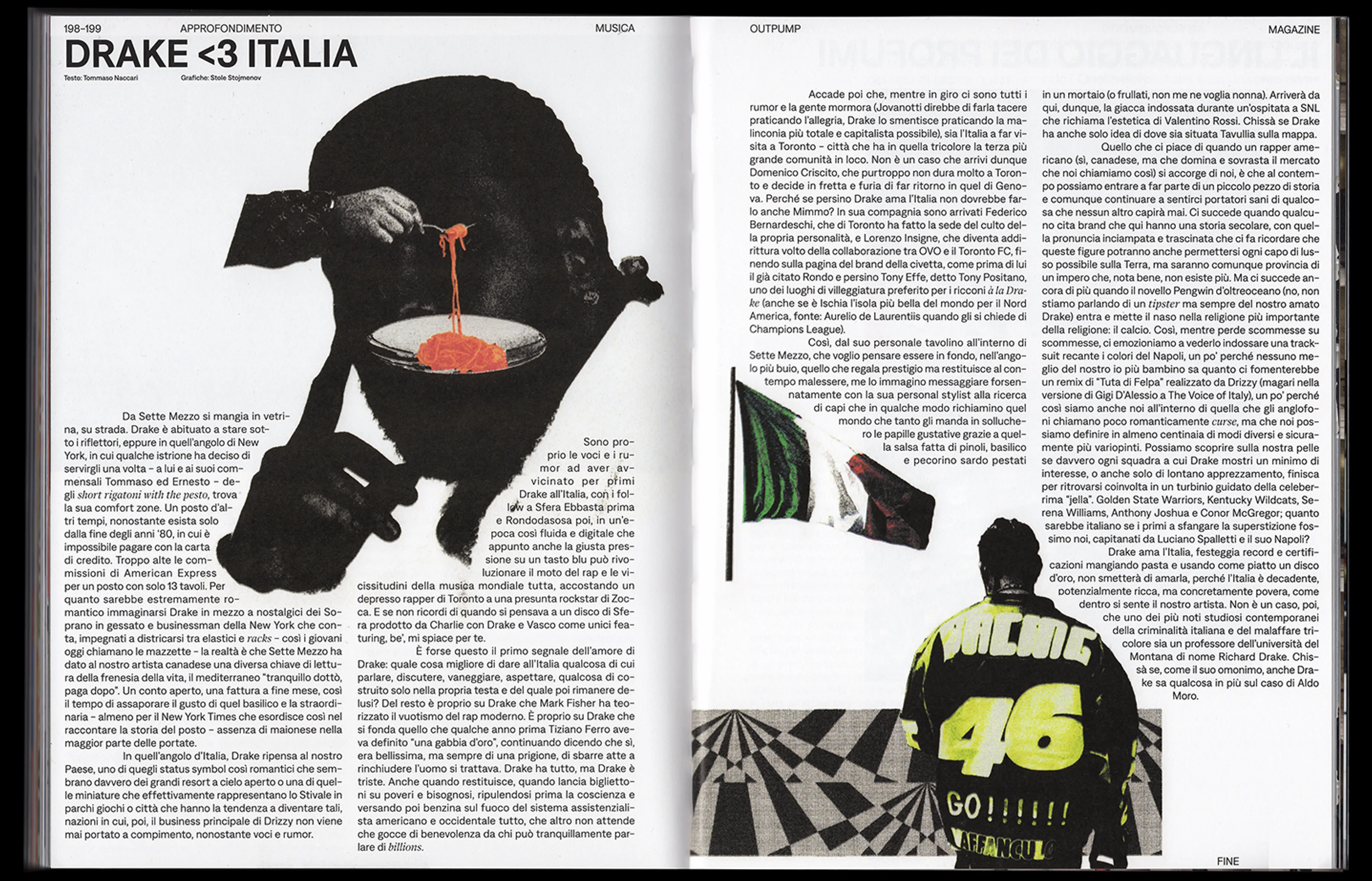 Drake <3 Italia - Magazine spread